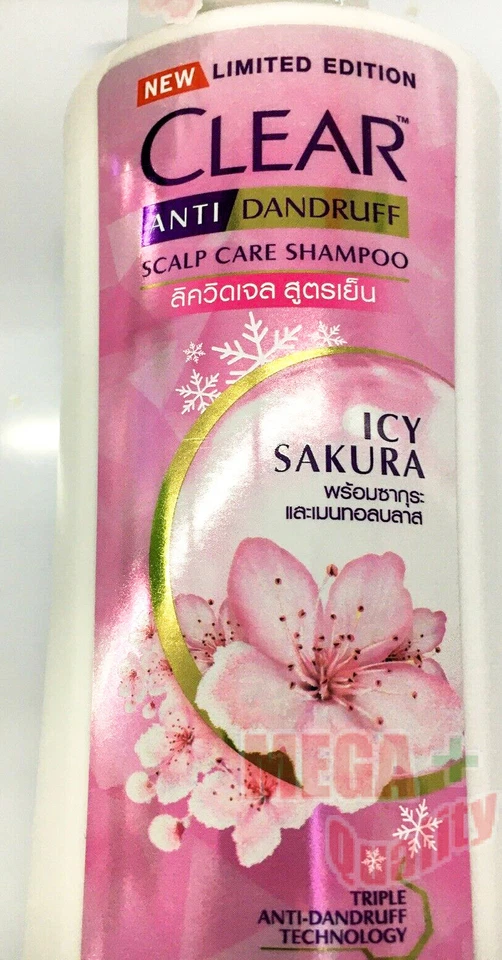 Champú transparente anticaspa para el cuidado del cuero cabelludo Icy Sakura Cool EDICIÓN LIMITADA 480 ml Foto 2 de 3