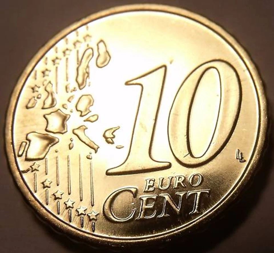 Gem Unc Finland 2005 10 Euro Cents~Standing Lion~Fantastic~Free Shipping - Image 2 of 2