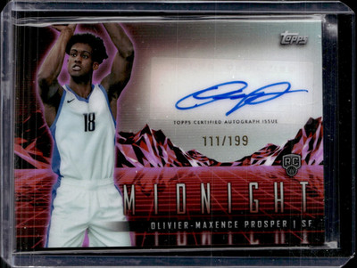 2023-24 Topps Midnight Olivier-Maxence Prosper RC Horizon Signatures Auto /199