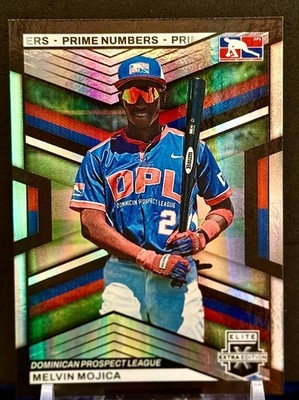 2023 Elite Extra Edition Melvin Mojica Prime Numbers A Foil 57/200 #200