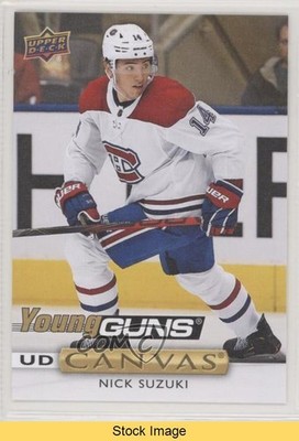2019-20 Upper Deck UD Canvas Young Guns Nick Suzuki #C115 READ 1hh
