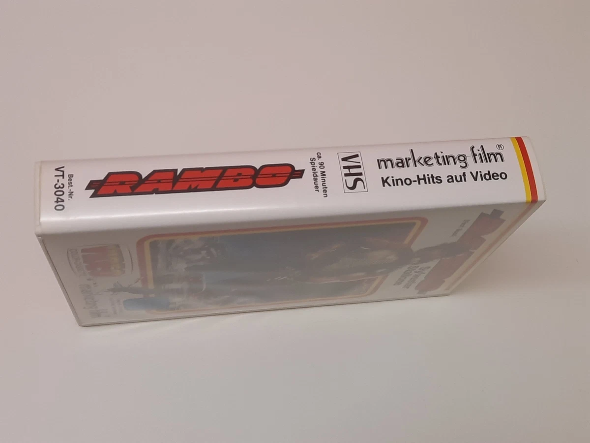 Rambo - First Blood 1982 VHS German PAL Marketing Video Sylvester Stallone