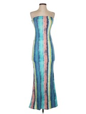 Fashion Nova Women Green Casual Dress S