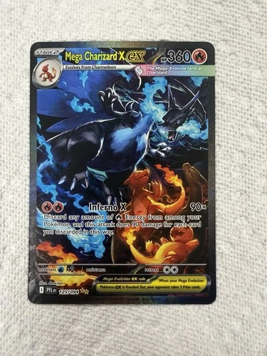 Pokémon Phantasmal Flames Mega Charizard ex SIR 125/094 NM