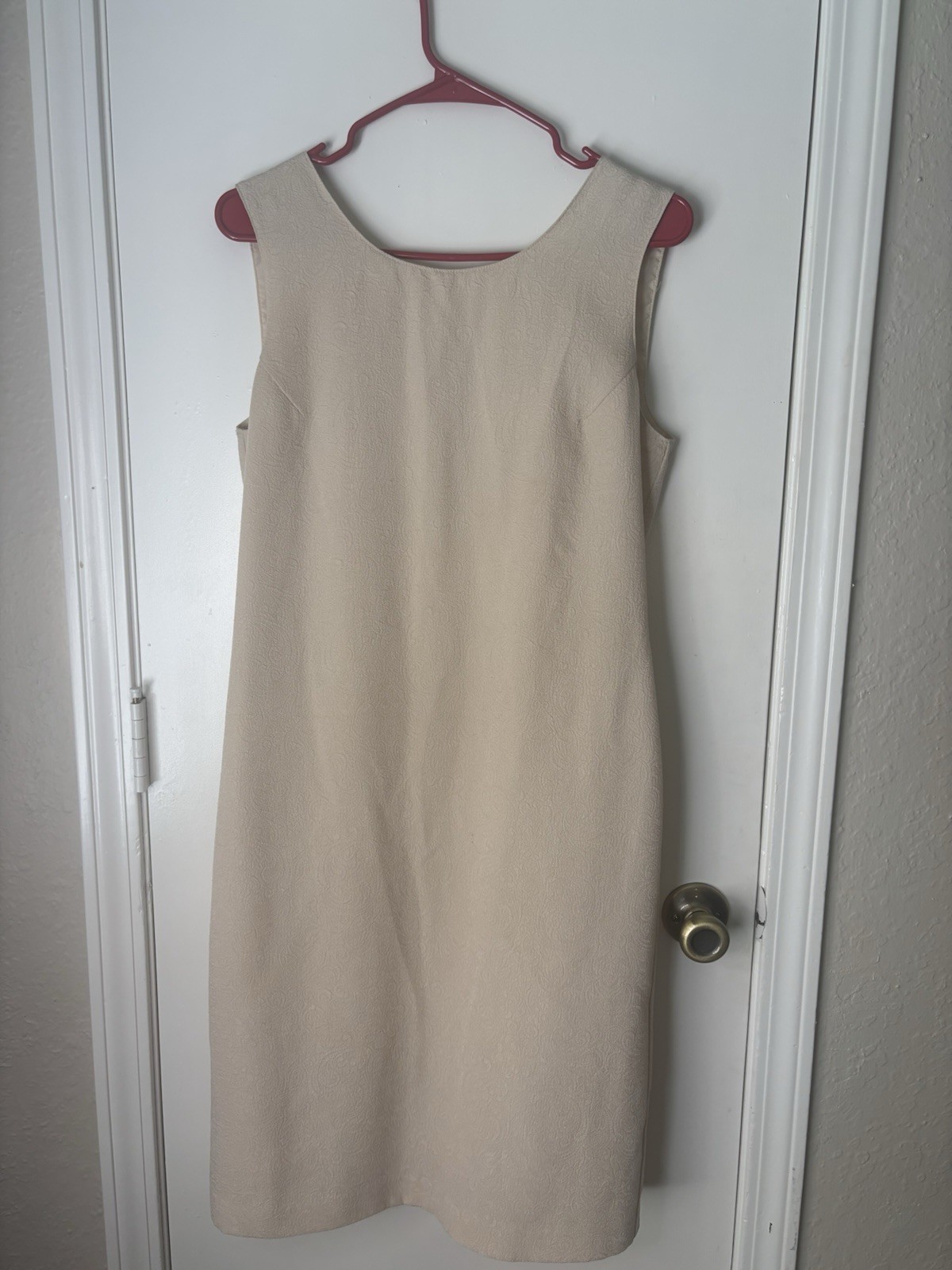 Plaza South Petite Ivory Paisley Dress Size 8P