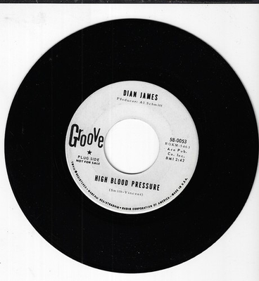 #ad DIAN JAMES HIGH BLOOD PRESSURE WELCOME STRANGER USED 45RPM $19.99