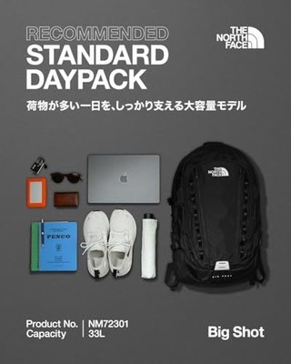 NM72301 THE NORTH FACE Backpack 32L Big Shot CL Black from Japan F 