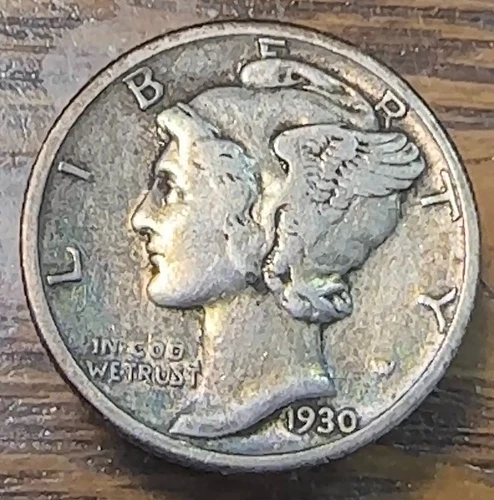 1930 Mercury Dime Nice Original Choice XF CHRC