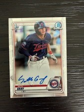 2020 Bowman Chrome #CPASG Twins Seth Gray AUTO