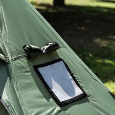 Support de poêle de tente anti-brûlure et ignifuge pour pique-nique et