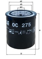 Mahle ÖLfilter OC 275