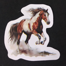 Beautiful Wild Horse Sticker 2.25" x 2.18" AD 