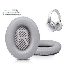 Ear Pads for Bose QuietComfort QC35/QC35 II Headphones Replacement Soft Cushion