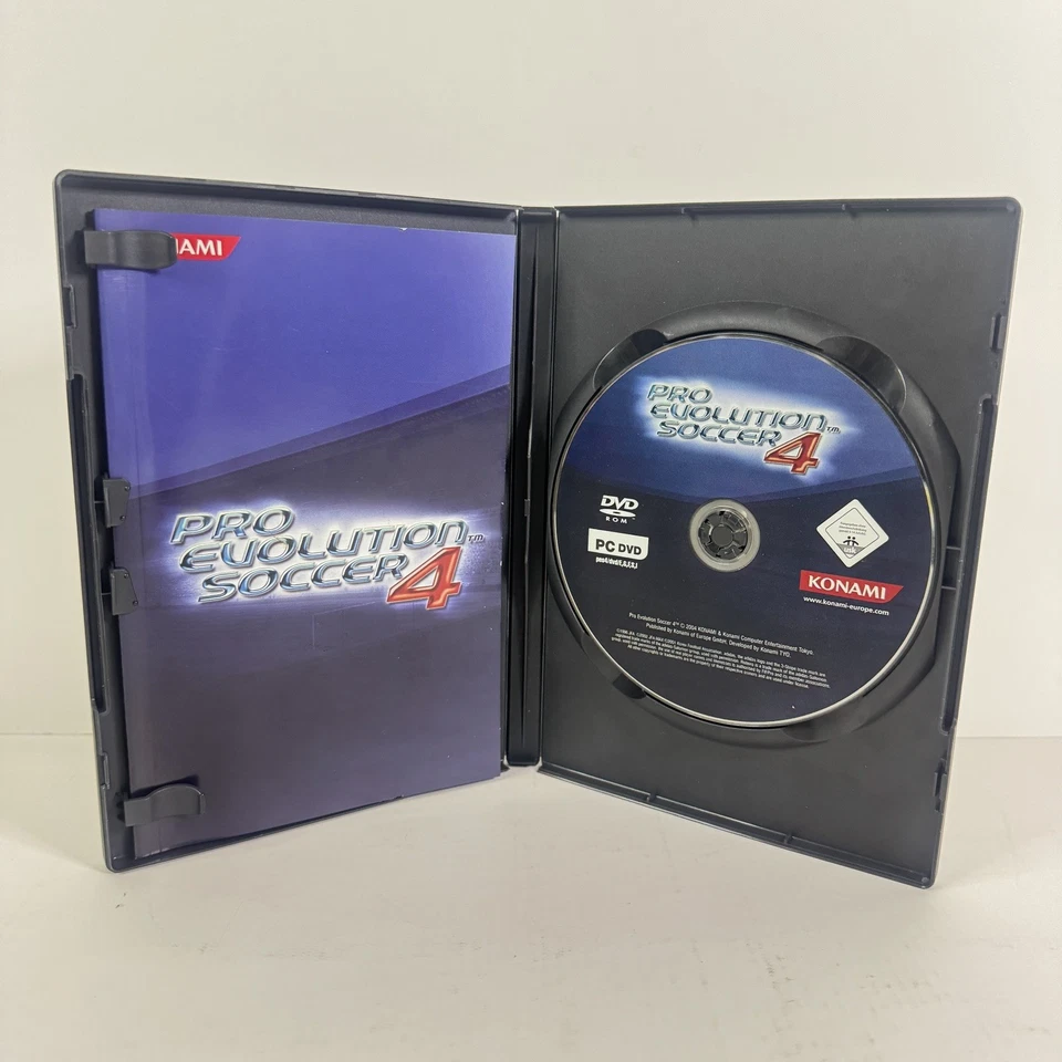 Football Manager 2005 + Pro Evolution Soccer 4 PC Game Bundle Complete Manual UK - Image 4 of 4