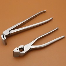 Stainless Steel Leather Edge Flattening Plier for DIY Leather Projects