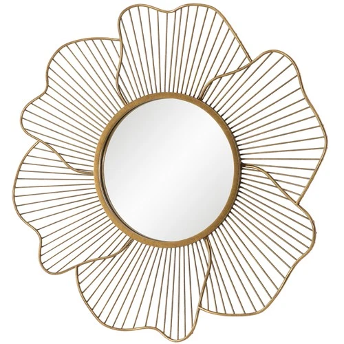 Uttermost 09912 Blossom 42-3/4" Diameter Sunburst Steel Framed - Gold - Picture 3 of 6