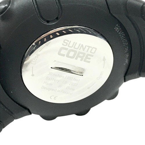 SUUNTO THE OUTDOOR Watch CORE Men's Wristwatch Watch Japan Black Used - Picture 3 of 6