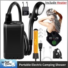 Rechargeable Portable Camping Shower 6000mAh Outdoor Camp Pump for Travel Hiking