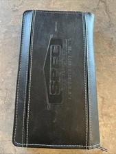 Leed’s Genuine Leather Travel Wallet Passport Holder With Logo Tspec Black