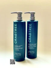 Crabtree & Evelyn Cleanse Clarify Shampoo & Conditioner 15oz. (443ml) NEW !