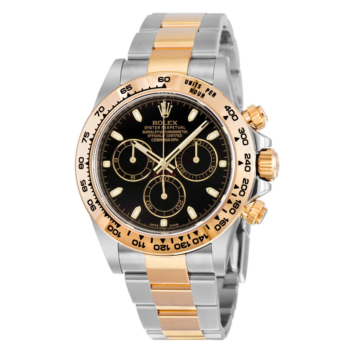 Rolex Cosmograph Daytona Steel and 18K Yellow Gold Oyster Men's Watch 116503BKSO