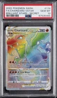 2022 POKEMON SWORD & SHIELD BRILLIANT STARS #174 FULL ART/CHARIZARD VSTAR PSA 10