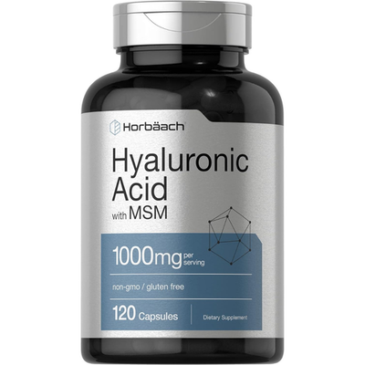 #ad Hyaluronic Acid with MSM 1000 mg 120 Capsules Non GMO Free Shipping $14.29