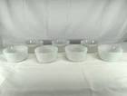 Vtg Fire King Anchor Hocking 6 Oz. Milk Glass Custard Sups Set Of 7