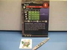 Axis Allies War at Sea CONDITION ZEBRA Ascari 28/40 with card