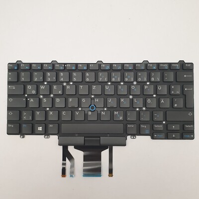 Dell Latitude 5480 Original Tastatur Deutsch QWERTZ Keyboard Backlit Beleuchtet