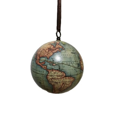 Globe Christmas Ornament Authentic Models The Age Of Exploration Keepsake -GL031