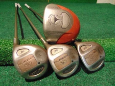 RH Women's/Ladies TAYLORMADE & COBRA 1-3-5-7 Driver,Woods Set (4 Pc.) New Grips.