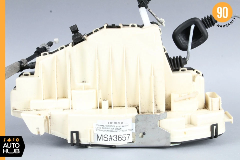 07-13 Mercedes W221 S550 CL600 Actuador de cierre de puerta de conductor delantero izquierdo OEM Foto 2 de 4