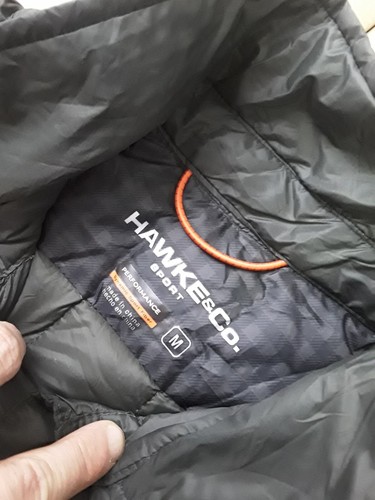 HAWKE&CO USA BRAND MEN size M DOWN jacket parka winter - Picture 6 of 7