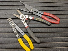 Proto Craftsman Professional Reversable Retaining Snap Ring Circlip Pliers Set