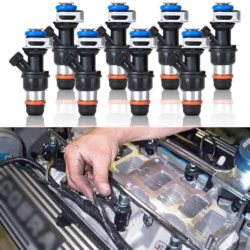 8X Upgrade Fuel Injectors For GM Chevy Silverado GMC 4.8/5.3/6.0L 99-06 25317628