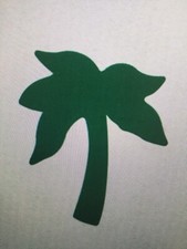 Green Palm Tree Tanning Stickers "100 Pack" Spray Tanning, Tan Bed or Outdoors