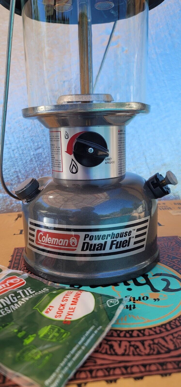 Coleman Powerhouse 295 Dual Fuel Lantern Model 295A700 New Never Fire No Box