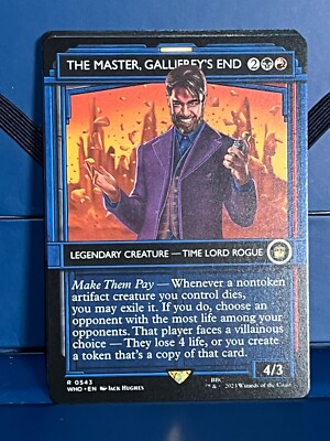 MTG Dr. Who The Master, Gallifrey's End Showcase Rare NM/M WHO