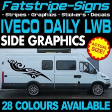 fits Iveco Daily Graphics Stickers Decals Camper Van Motorhome LWB GEKKO