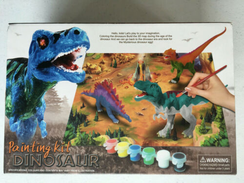 Painting Kit DINOSAUR, Create your own Dinosaur Egg, Age 3+