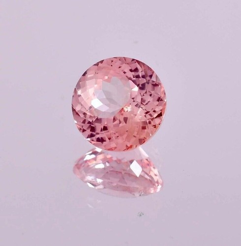 Lot De 10 Saphirs Padparadscha Naturels 3,5 Mm Ronds - Non Traités, Qualité GDL