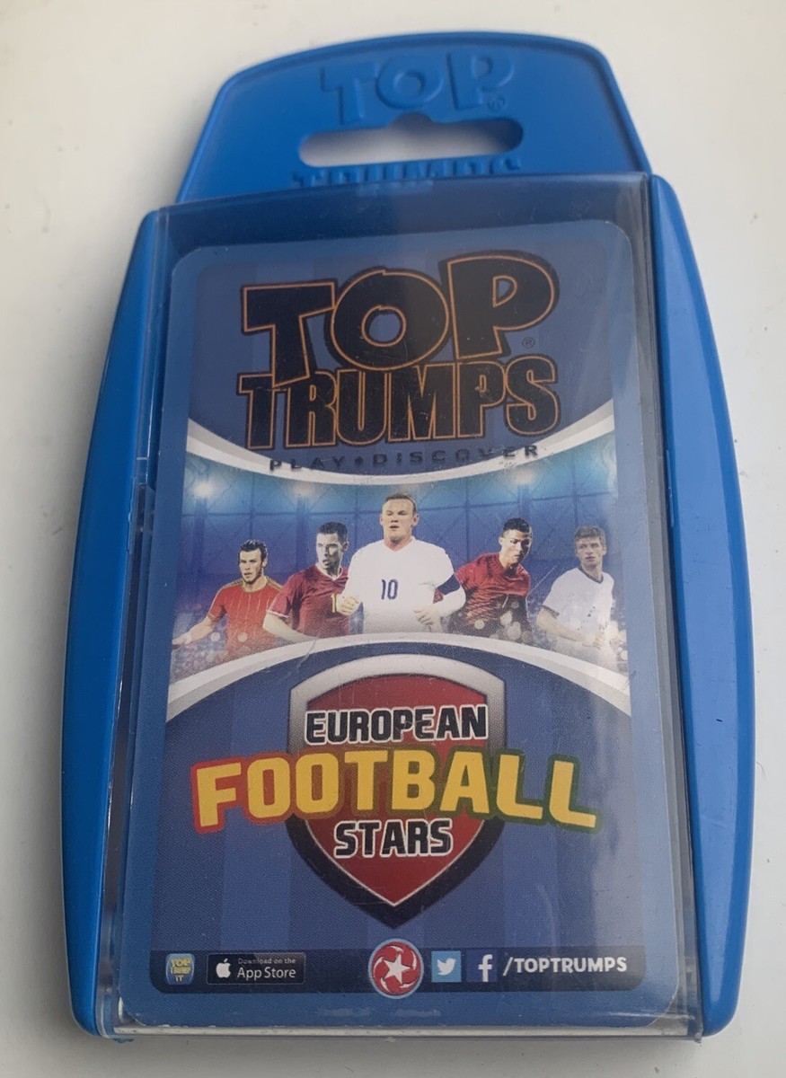 Top Trumps European Football Stars All 30 Play Cards NoExtras VG