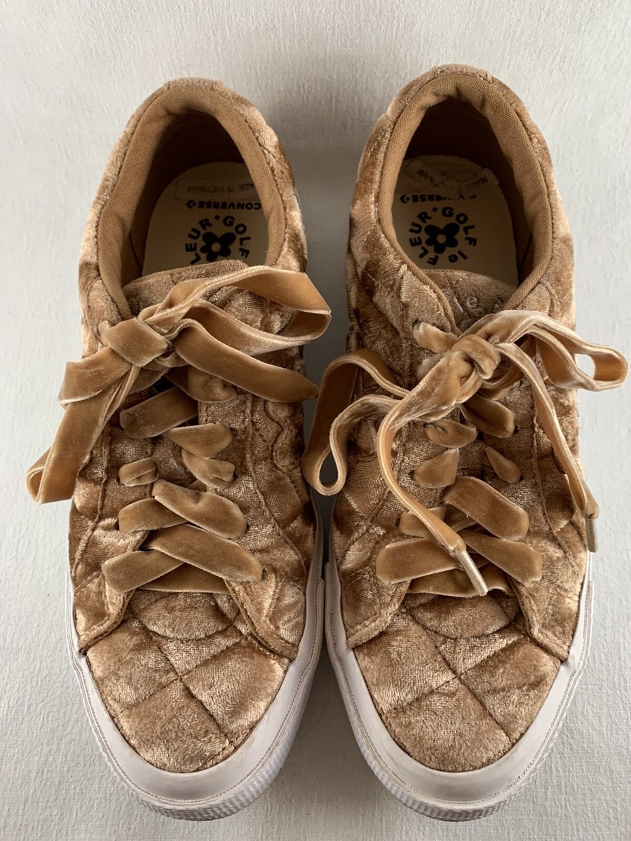 Converse x Golf Le Fleur Women's US 8.5 Men's 6.5 Brown Ox Velvet