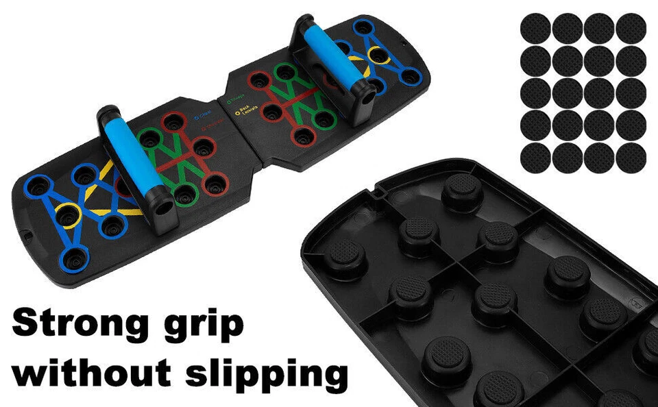 28 in 1 Push Up Rack Board System Fitness Workout Train Home Gym Exercise Stands - Image 2 of 4