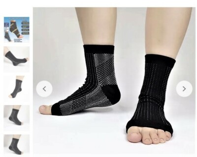 Yoga Socken mit offenen Zehen. Plantarfasziitis.  Damen Mädchen Jungen. VIER PAAR. S/M