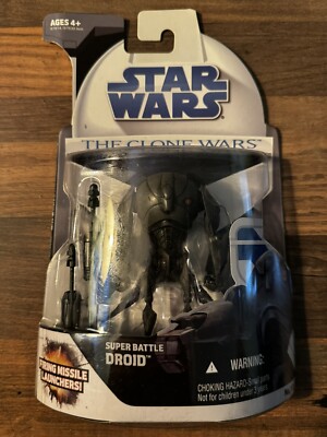 * HASBRO STAR WARS THE CLONE WARS SUPER BATTLE DROID NO. 12 ACTION FIGURE