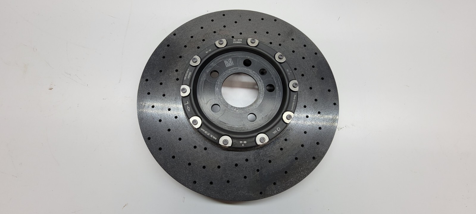 LAMBORGHINI HURACAN LP610 PERFORMANTE EVO FRONT LEFT CERAMIC DISC OEM 4S0615301A