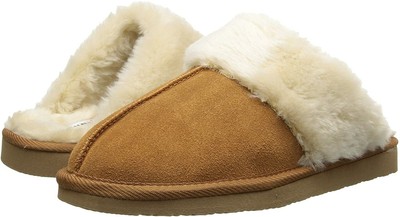 minnetonka chesney suede mule slipper
