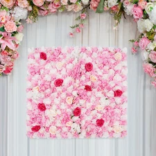1m Artificial Rose Hydrangea Flower Wall Panels Wedding Bouquet Display New